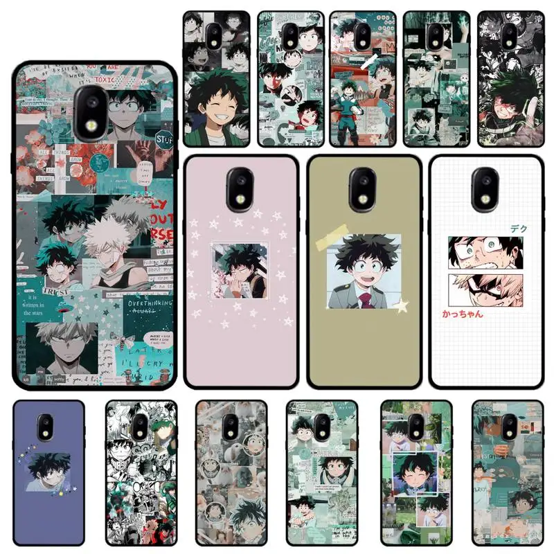 Чехол для телефона My Hero Академия Midoriya Izuku deku Samsung Galaxy J7 J6 J6PLUS J8 J4 J4Plus J7DUO J7NEO J2 J5