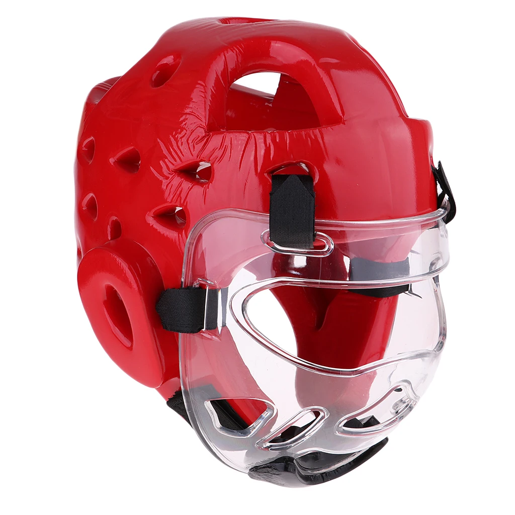 Легкий ММА кикбоксинг головное снаряжение для боевых искусств спарринг тхэквондо практика Голова протектор бокс, кикбоксинг тхэквондо - Цвет: Red S
