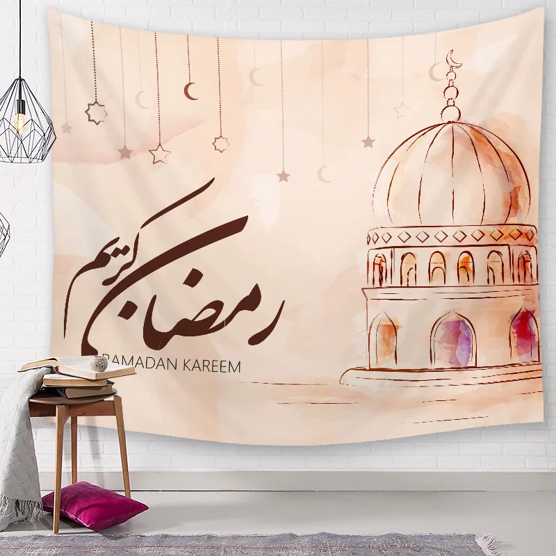 6 Серия Lychee islam, настенный гобелен с принтом, одеяло из полиэстера, художественный Настенный Ковер, домашний декоративный гобелен - Цвет: 6