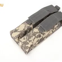 Тактический Двойной Пистолет маг сумка двойной винтовка журнал MOLLE чехлы кобура ножевой фонарик оболочка