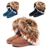 Women Fur Boots Ladies Winter Warm Ankle Boots For Women Snow Shoes Style Round-toe Slip On Female Flock Snow Boot Ladies Shoes ► Photo 3/6