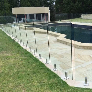 

Floor Standing Stairs Balcony Pool Glass Spigots Post Balustrade Railing Clamp Clips JAN88