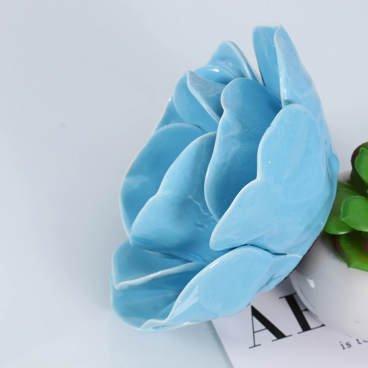 Керамический лепестки лотоса стиль подсвечник в форме цветка чайные светильники держатель дома и стола наружное декорирование