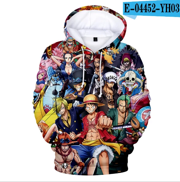 hot sale 3D Printed One piece Pocket 3D Hoodies in children's Sweatshirt long sleeve autumn warm anime dragon ball cool hooded - Цвет: color at picture