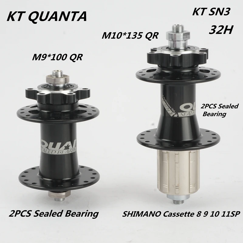 KT-QUANTA-SN3-QR-HUB-MTB-Mountain-Bike-Alloy-2-Sealed-Bearing-8-9-10 ...