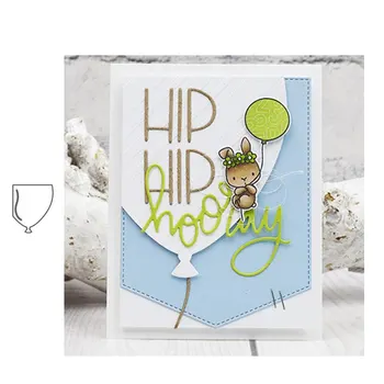 

JC Celebrate Festival Balloon Metal Cutting Dies DIY Scrapbooking Die Cut Card Making Stencil Craft Mold Mould Model Decoration