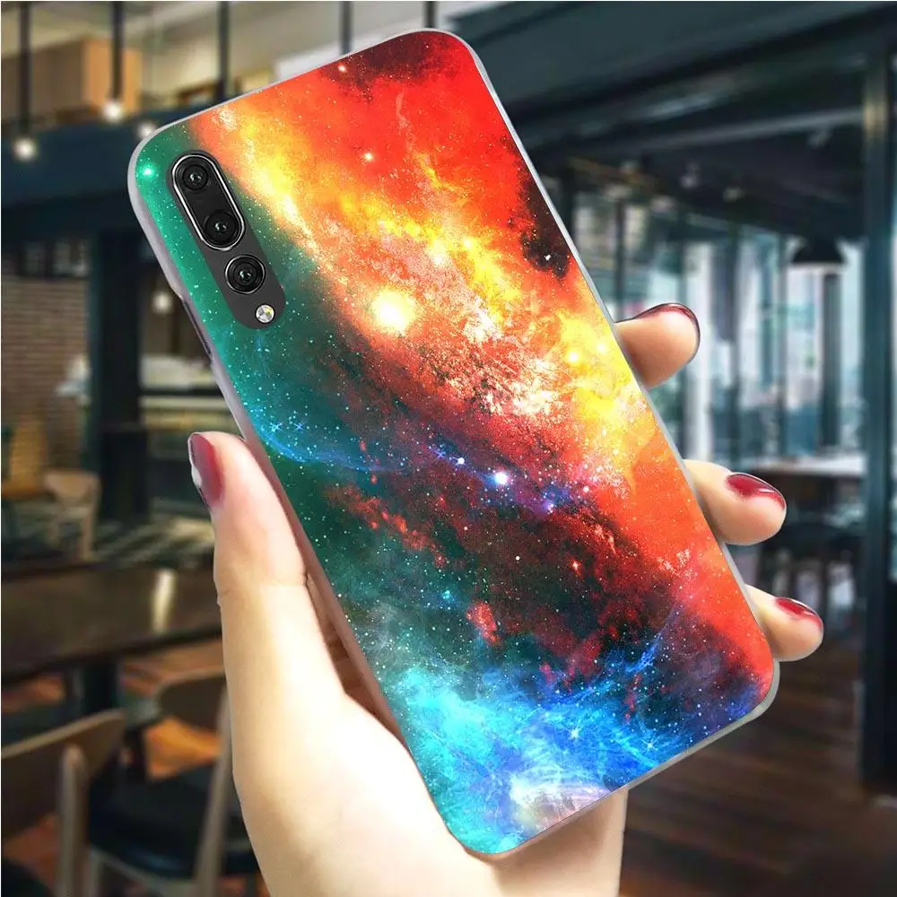 Чехол для телефона huawei P20 Lite Star Space Cover P9 Lite Mini/ P10 20 30 Lite Pro P Smart Z mate 10 20 Lite - Цвет: K3045708