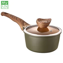 Mylifeюнит антипригарный маленький кастрюля для дома для детского питания, дополнительный горшок, медицинское каменное покрытие, молочный горшок, Многофункциональные кухонные принадлежности