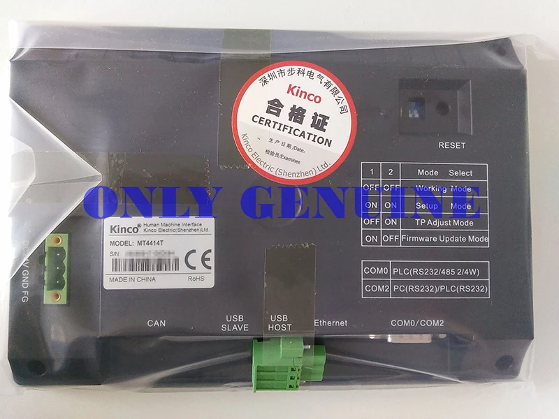 Kinco Eview HMI MT4414T с 7 дюймовым сенсорным экраном для MT4414T человек-машина Интерфейс