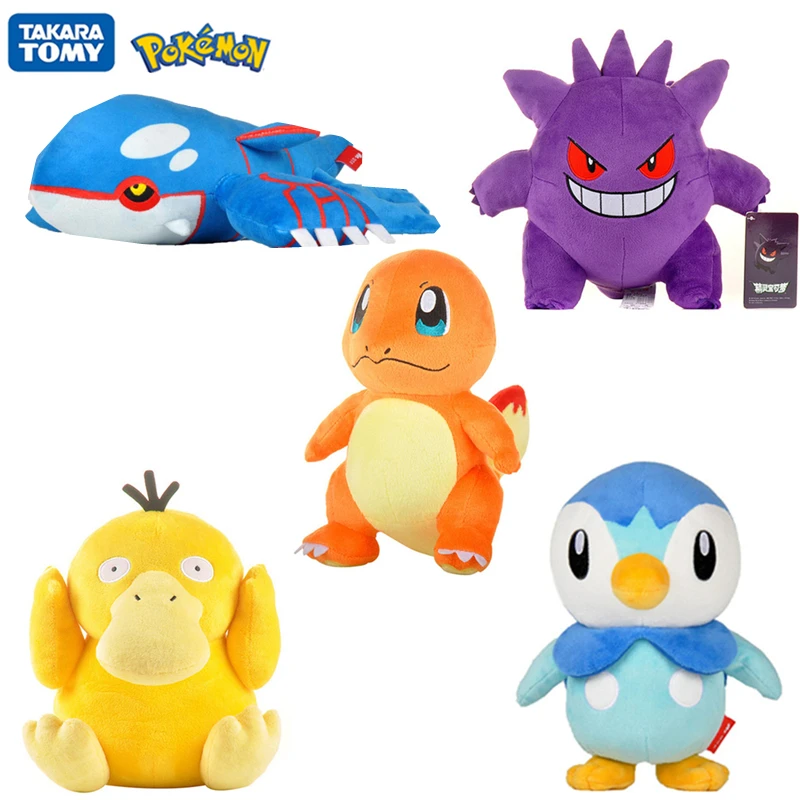 TAKARA TOMY оригинальный Покемон Kawaii Pikachu Cartoon Popplio Piplup сова животное аниме фигурка