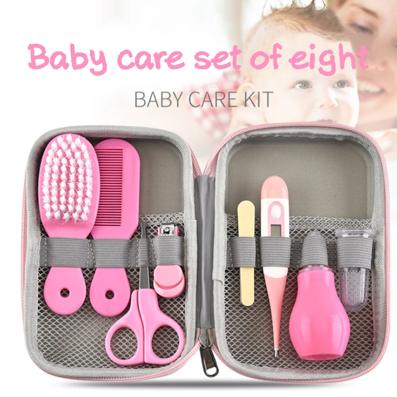 

Children's baby nail clippers, nasal suction device, electronic thermometer, combination kit, maternal and child supplies