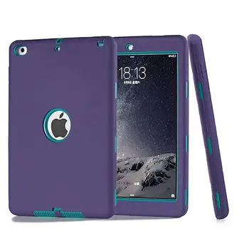 

Armor Shockproof Cover For iPad Air 2 Heavy Duty Silicone Hard Case For iPad 6 A1566 A1567 Case Fundas Cover+Stylus Pen+Gift.