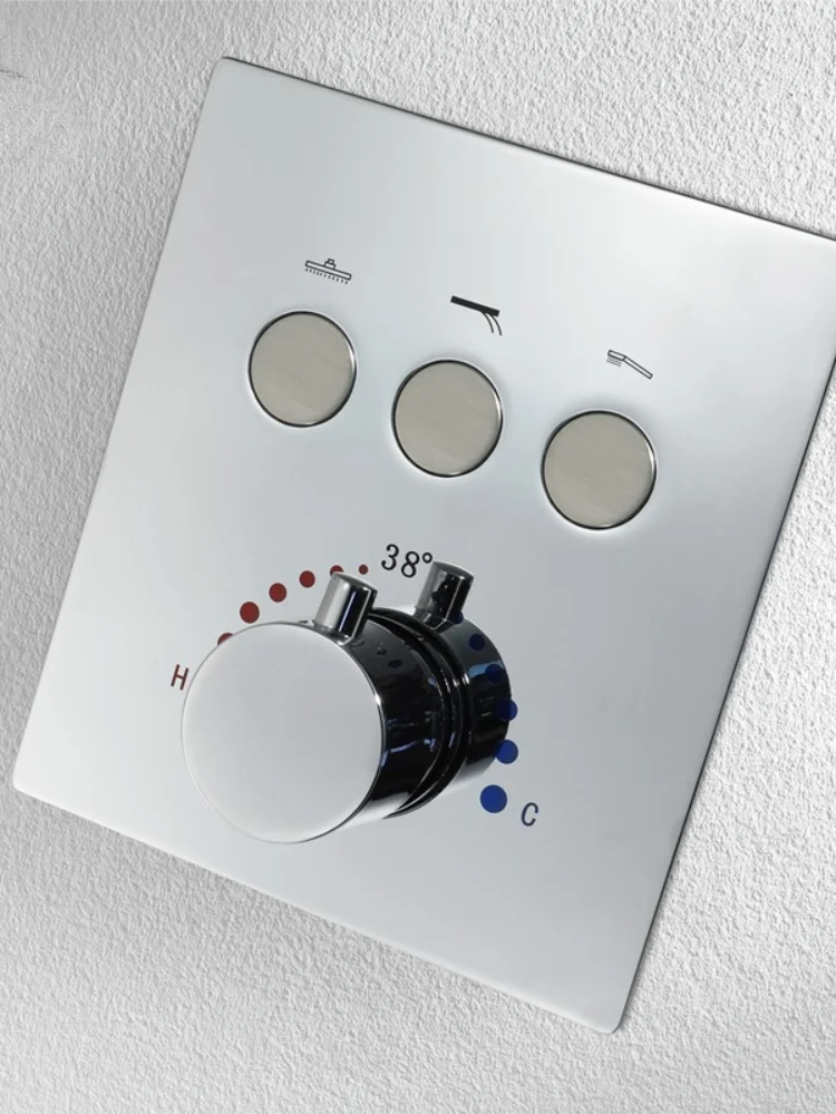 安い新作 隠し真ちゅう製蛇口ボタン サーモスタットが統合された隠しミキサー シャワータップバルブ 2 3機能 黒とクロム 純正最安 Toxicslink Org 安い新作 隠し真ちゅう製蛇口ボタン サーモスタットが統合された隠しミキサー シャワータップバルブ 2 3機能 黒とクロム 純正最安 Toxicslink Org