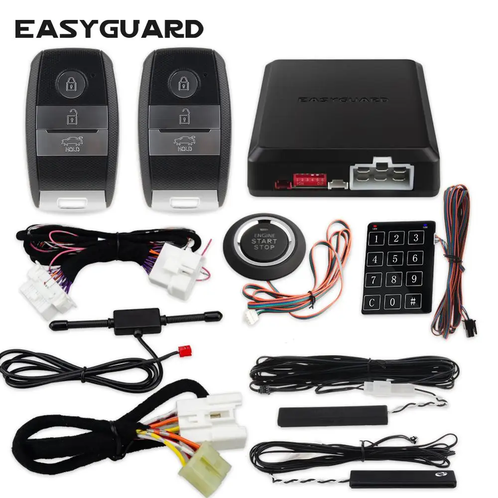 EASYGUARD plug and play подходит для kia start stop система двигателя без ключа дистанционного стартера автомобиля CAN BUS совместима простая установка