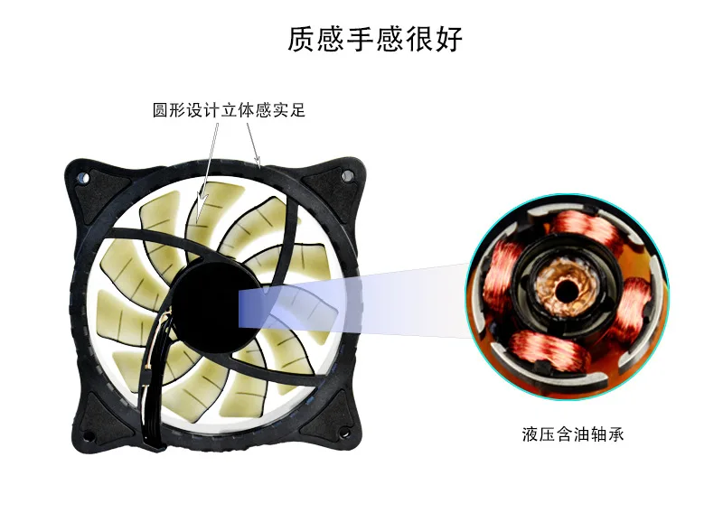 Чехол для компьютера fan 120mmRGB 5V magic color fan