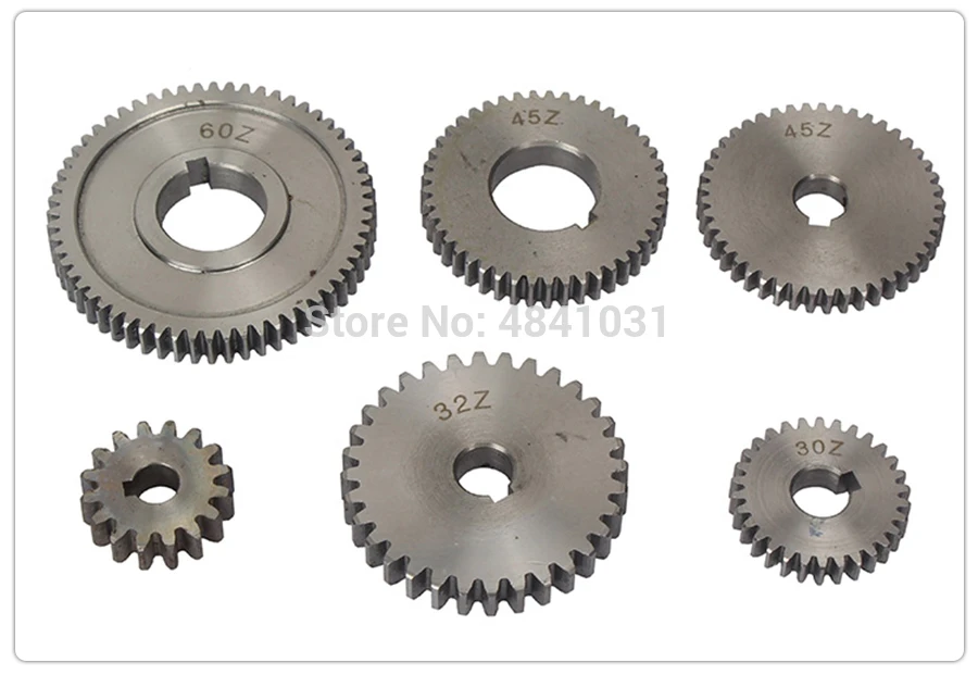 

6PCS Metal Gear Set/SIEG X1 Change Gear Set