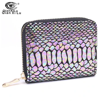

Luxury Women Short Wallet Sparkly Sequined Clutch Glitter Pu Leather Ladies Phone Bag Card Holder Coin Purse Female Wallets