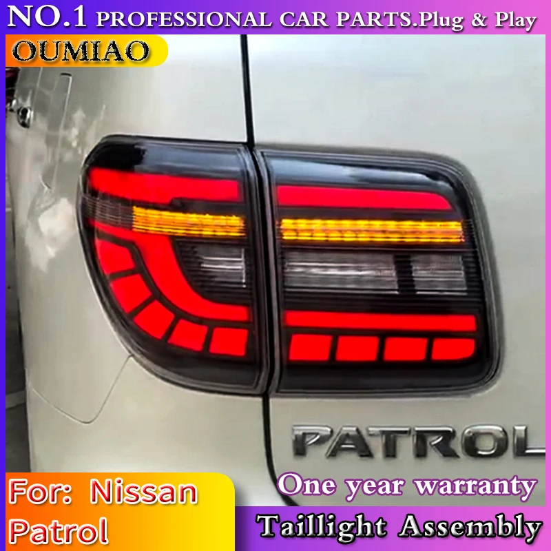 Автомобильный Стайлинг задний фонарь для Nissan Patrol Y62 2008- светодиодная сигнальная лампа задний фонарь для вождения+ тормоз+ Парк+ сигнальная лампа