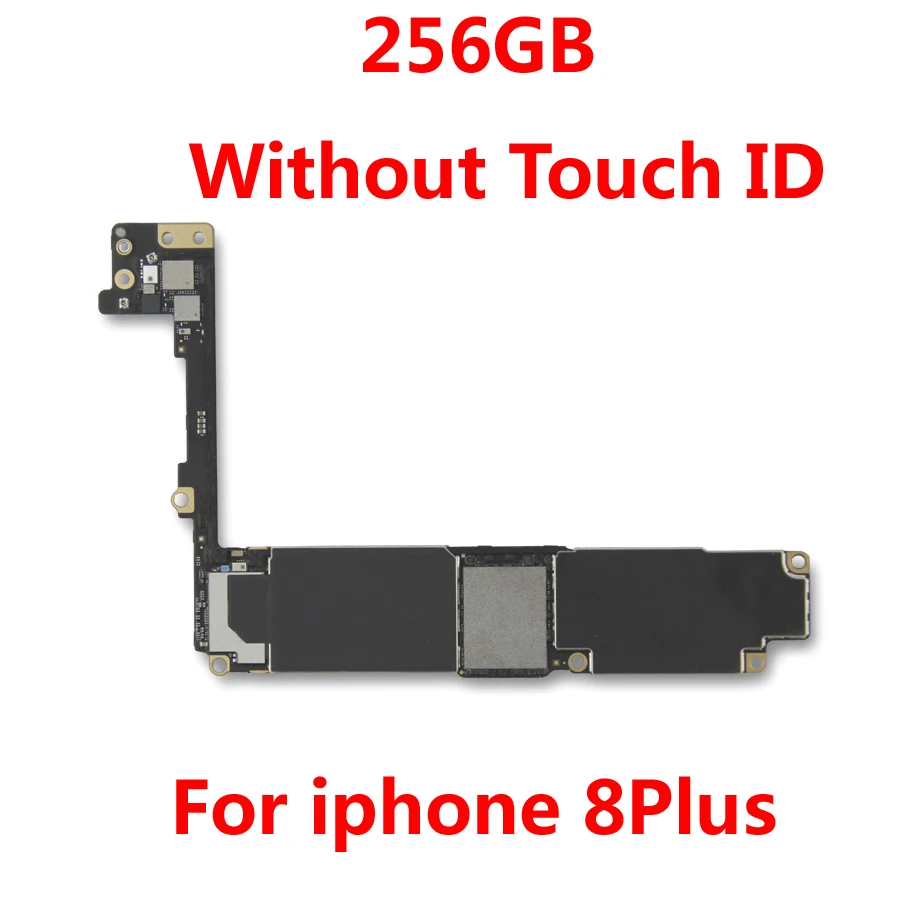 С оригинальным сенсорным ID/без Touch ID для iphone 8 Plus 8 Plus материнская плата IOS система 256 ГБ разблокированная материнская плата Clean iCloud - Цвет: 256GB-NO Touch ID