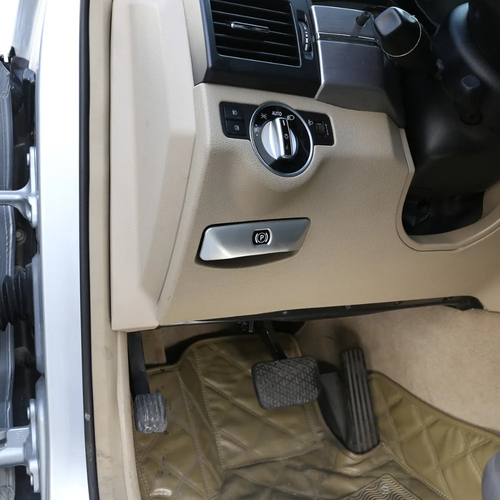 Для Mercedes Benz C Class W204 GLK X204 glk300 GLK260 2008- E-Class W212 Автомобильный Электронный ручной тормоз P Файл декоративная крышка