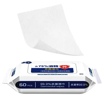 

60 Pcs Alcohol Wet Wipe Disposable Disinfection Prep Swap Pad Antiseptic Skin Cleaning Care Mobile Phone Jewelry Clean Wipe