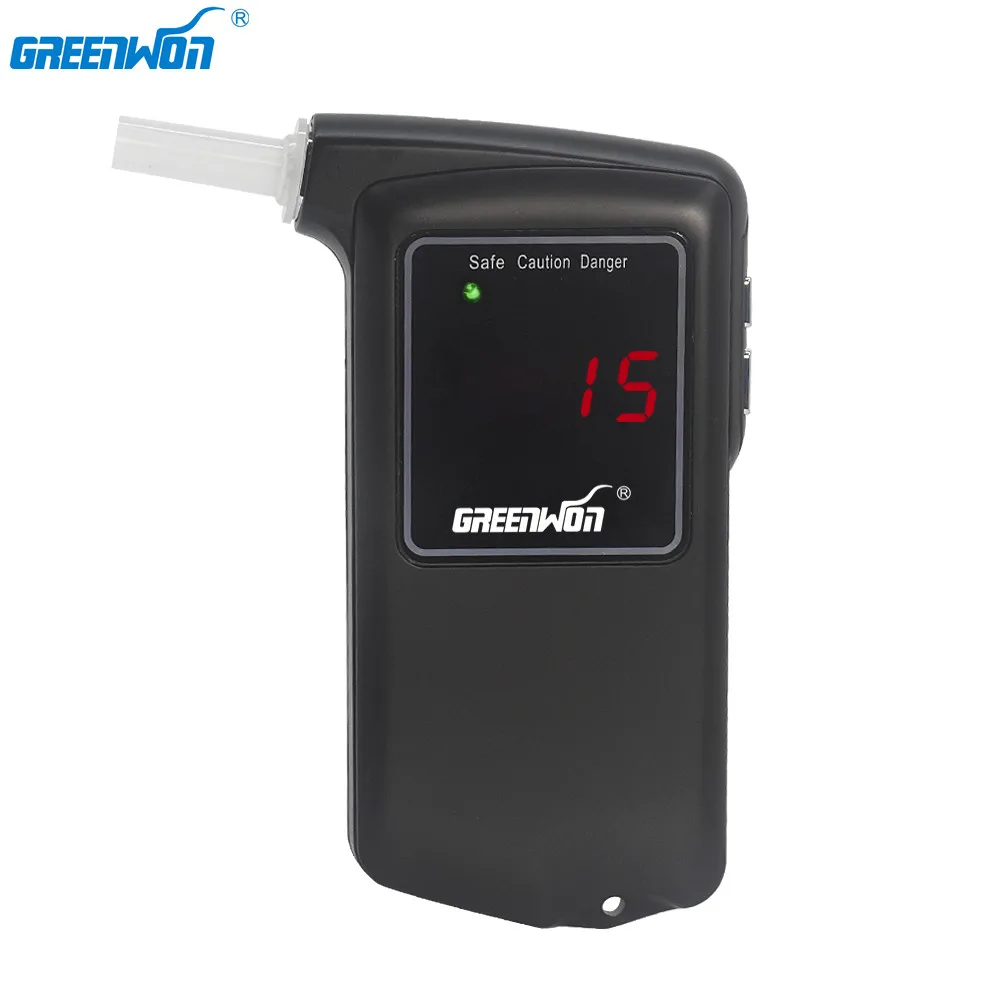 GREENWON Digital Alcohol Breath Tester Breathalyzer Analyzer LCD Detector Backlight Light AT858S