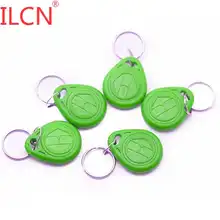 125 кГц ID карты Жетоны кольцо метки брелки близость смарт EM4100 только чтение для контроля доступа водонепроницаемый брелок зеленый 50 шт