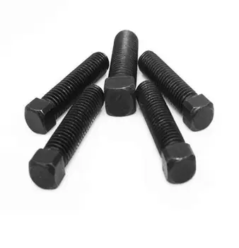 

2pcs M6 M8 M10 square head flat set screws smooth bolts machine male screw carbon steel 12mm-50mm length