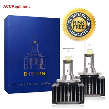 

Bright LED Headlight Bulbs Conversion Kit D1S D1R High & Low Beam For BMW X5 2010-2017 Replacement HID Xenon Plug&Play 80W 6000K