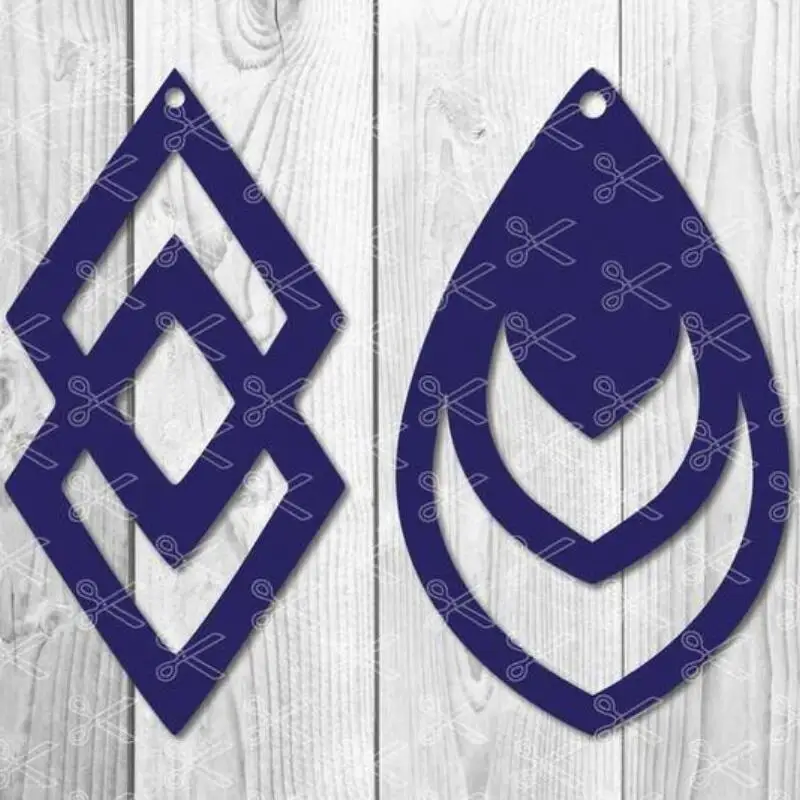 

Two irregular pendants--2.5inch Scrapbook cut sky BOW & dies cutting steel wooden dies