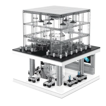 

1116Pcs Electronic Product Store Building Blocks Model MOC Stem Toy With Lights Toys For Children Adult Christmas Gift