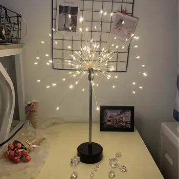 

christmas lights Fairy light Voice control Fireworks starburst lights 120 LED outdoor garden string light