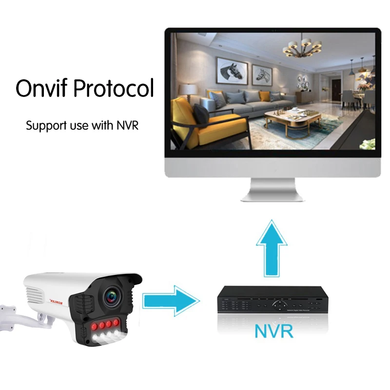 KONLEN, уличная, 3MP, wifi, ip-камера H.265, Onvif, двойной светильник, камера-пуля Yoosee, Звездный светильник, ночное видеонаблюдение, видеонаблюдение