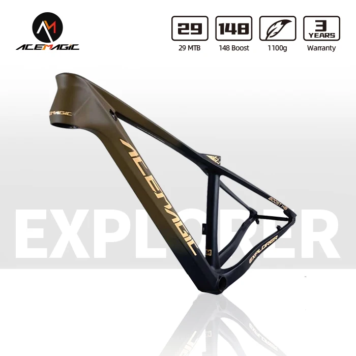 ACEMATIC Carbon MTB Frame EXPLORER 29er-148 * 12QR | Спорт и развлечения