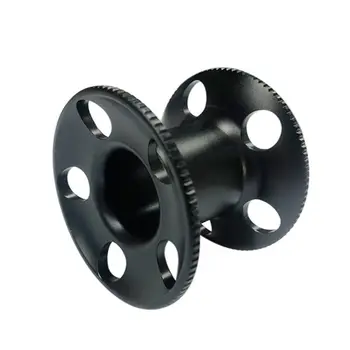 

Five Hole Wire Wheel Spool Aluminum Alloy Diving Reel CNC Oxidation Processing Underwater Diving Photography Equipment