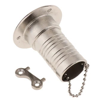 

316 Stainless Steel Tank Deck Fill for Marine Yacht Boat Caravan Silver