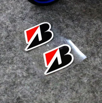 

2x Car Styling Vinyl Decals Motorcycle Helmet Bike Laptop Phone Sticker for Bridgestone 5cm