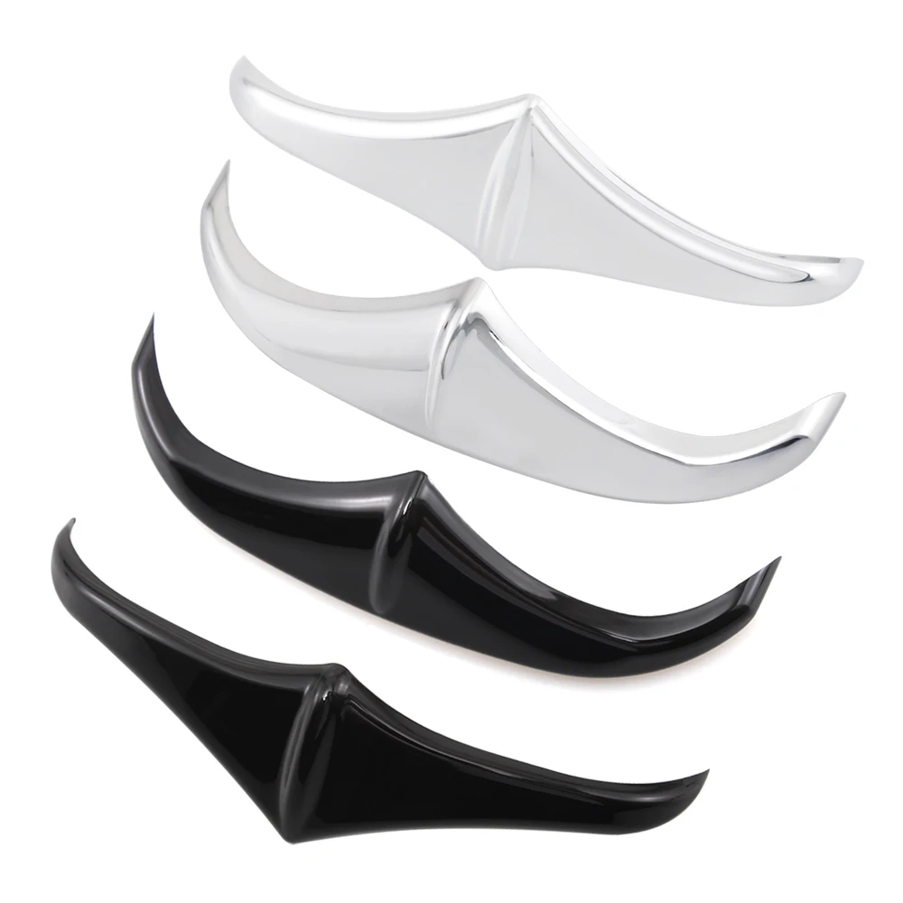 FINITURA PUNTA PARAFANGO anteriore cromata per Harley Dyna Super/Wide Glide Street Bob Softail