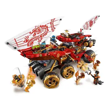 

11332 1232pcs Bounty Truck Model Lepinblocks Land Building Blocks Compatible With Lago 70677 Toys For Children