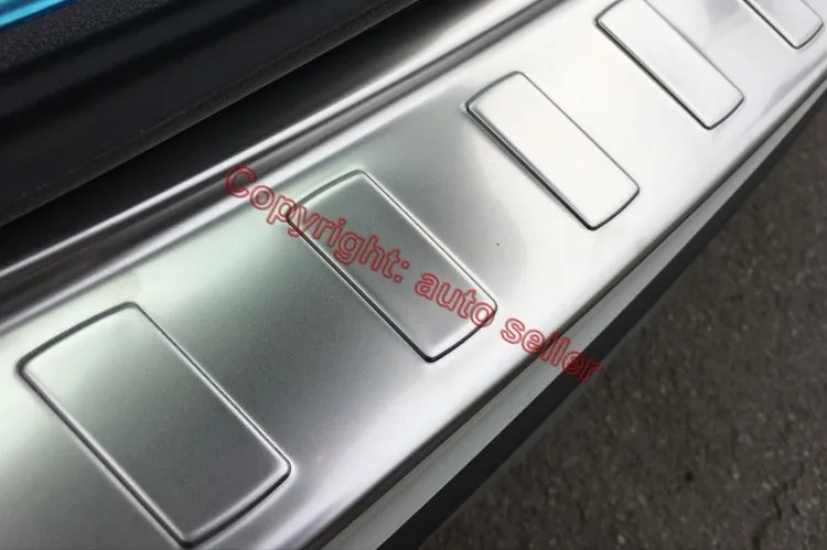 Для Benz GLC Class X205- нержавеющая сталь Задний бампер Защита снаружи багажника порога декоративная пластина педали