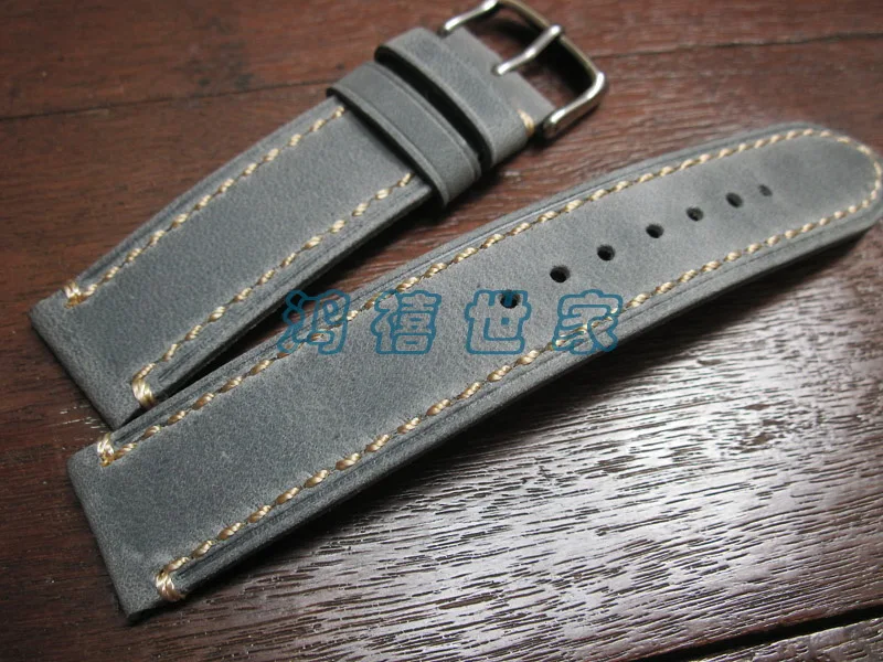 

Genuine leather strap high quality Bands Quick Release Calf Handmade Vintage Leather Watch Strap 20mm Retro Bracelet Wristband
