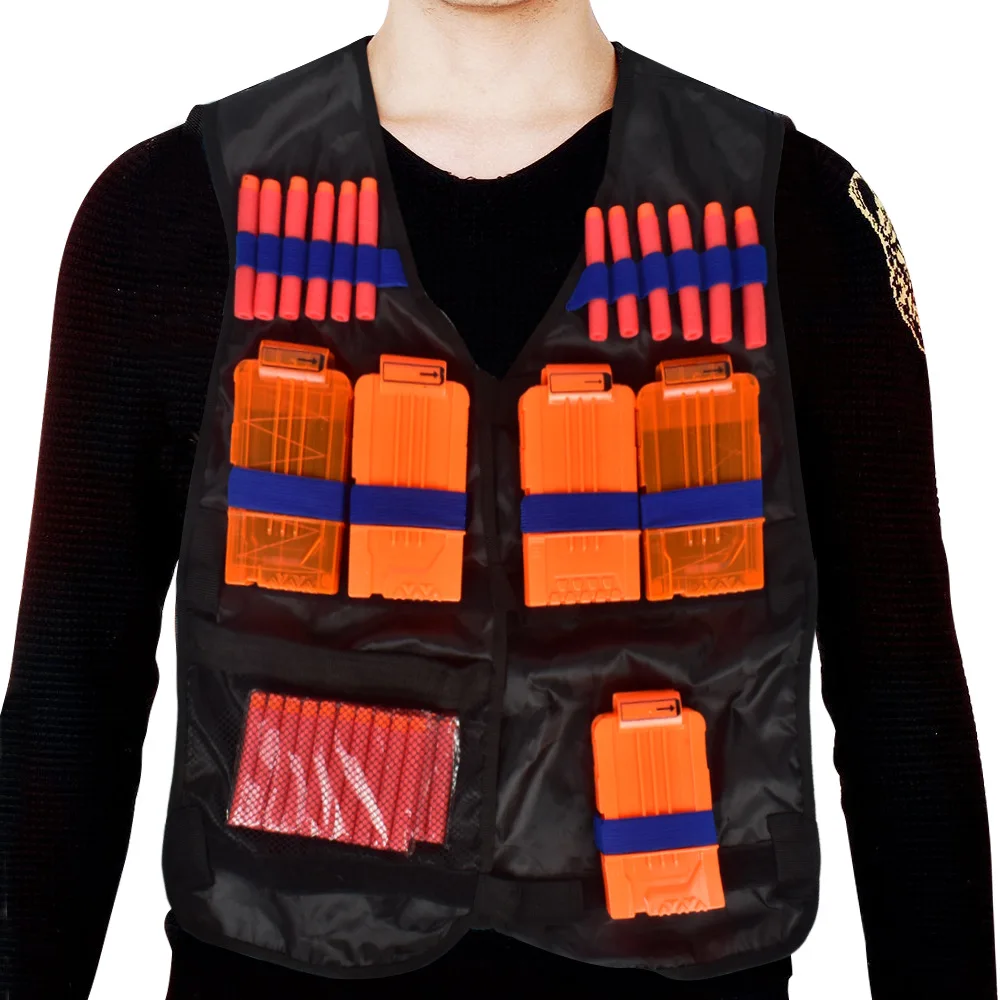 Детский тактический жилет Детская тонкая куртка тактическая для Nerf N-Strike элитная Серия обучающая игрушка Детские игрушки
