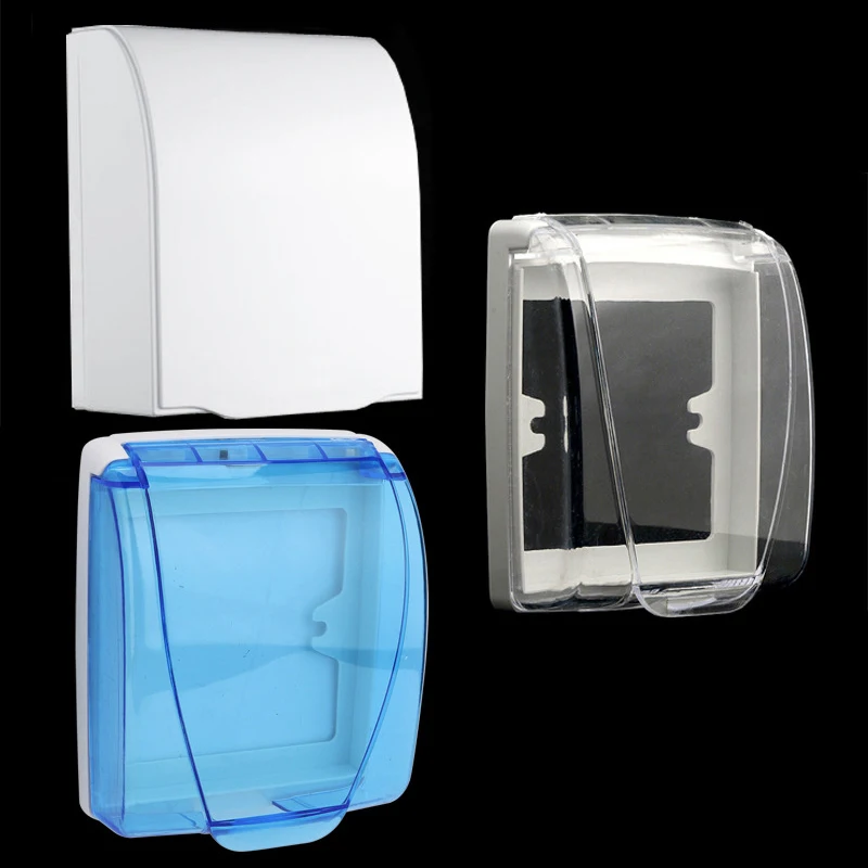 Plastic Switch Waterproof Cover Box Wall Light Socket Doorbell Flip Cap