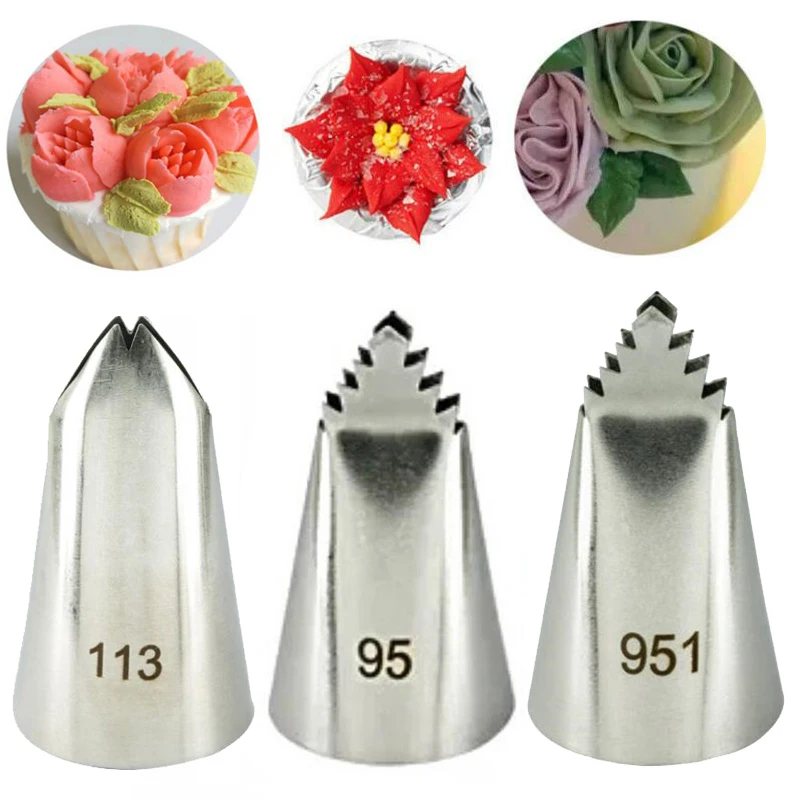 95#951#113# Leaves Icing Piping Nozzle Sunflower Pastry Nozzles For Cakes Decorating Tools кондитерские товары Cream Decoators pastry nozzles,cake decorating tools,cake decoration,cake decorations,baking decorations,baking supply