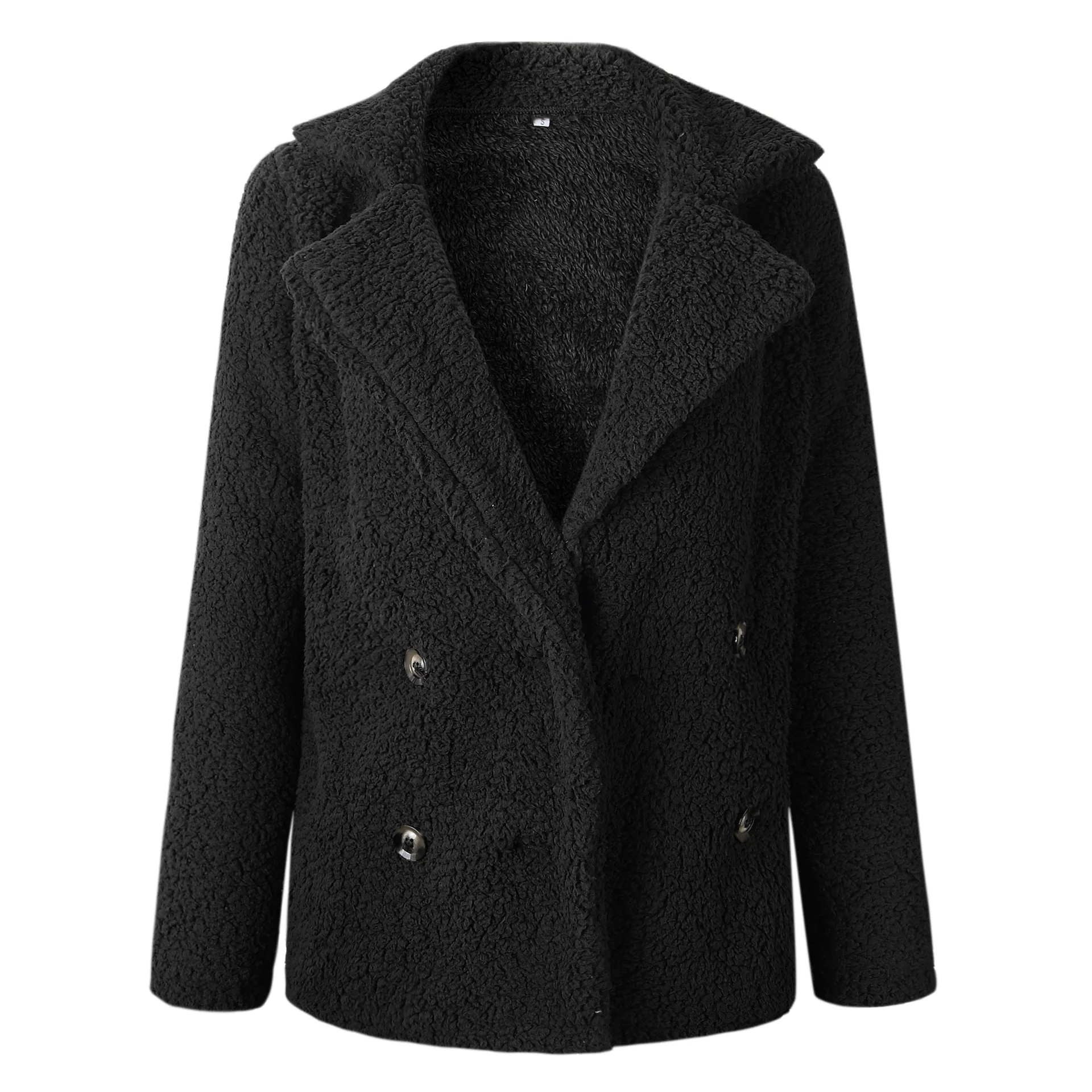 Белое зимнее пальто женское Шерстяное искусственное женское меховое пальто плюшевое пальто женские пушистые пальто и куртки Женская лохматая куртка винтажная