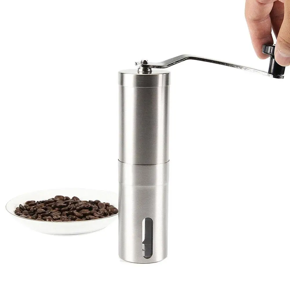 

Hot Sale Portable Stainless Steel Manual Coffee Grinder Hand Crank Bean Mill Grind Tool