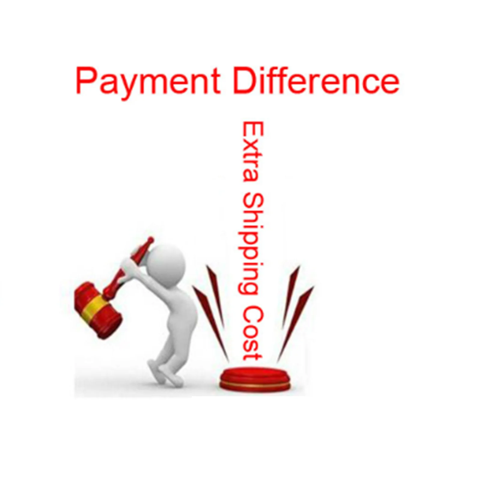 Order payment difference, Extra shipping cost