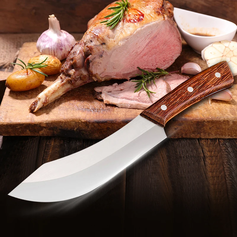 

Kitchen Knife Slicing Meat Chopping Knife 7.5" 4CR13 Stainless Steel Butcher Boning Knife Vegetable Cleaver Fish Filleting Knife
