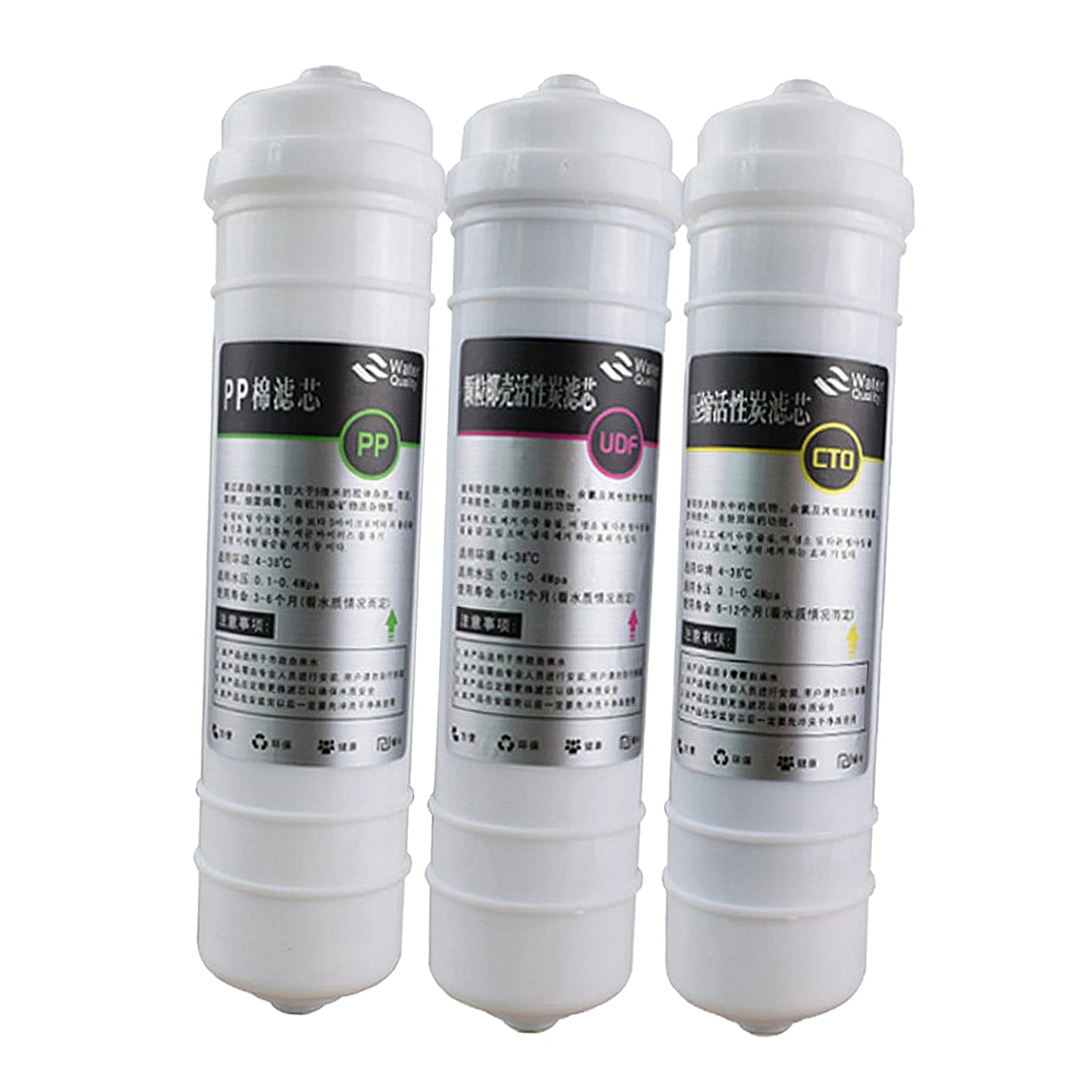 3/5pcs Reverse Osmosis RO Water Filters Replacement Set 10 inch Water Filter Cartridge for DIY Water Purifier