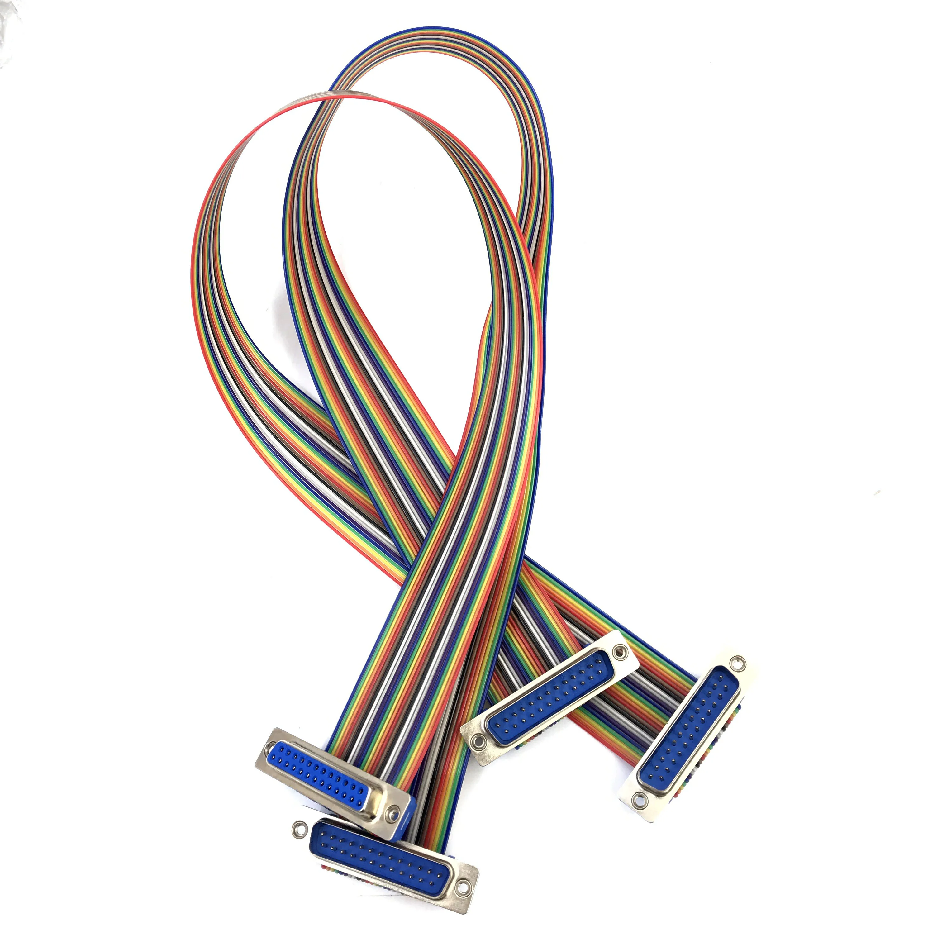 1PCS 20CM 50CM 1M DB25 MALE to FEMALE/MALE TO MALE/FEMALE TO FEMALE CABLE D-Sub serial port connector adapter Extension Cable